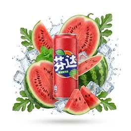 Fanta Watermelon Asia erfrischendes Getränk in 330ml Dose